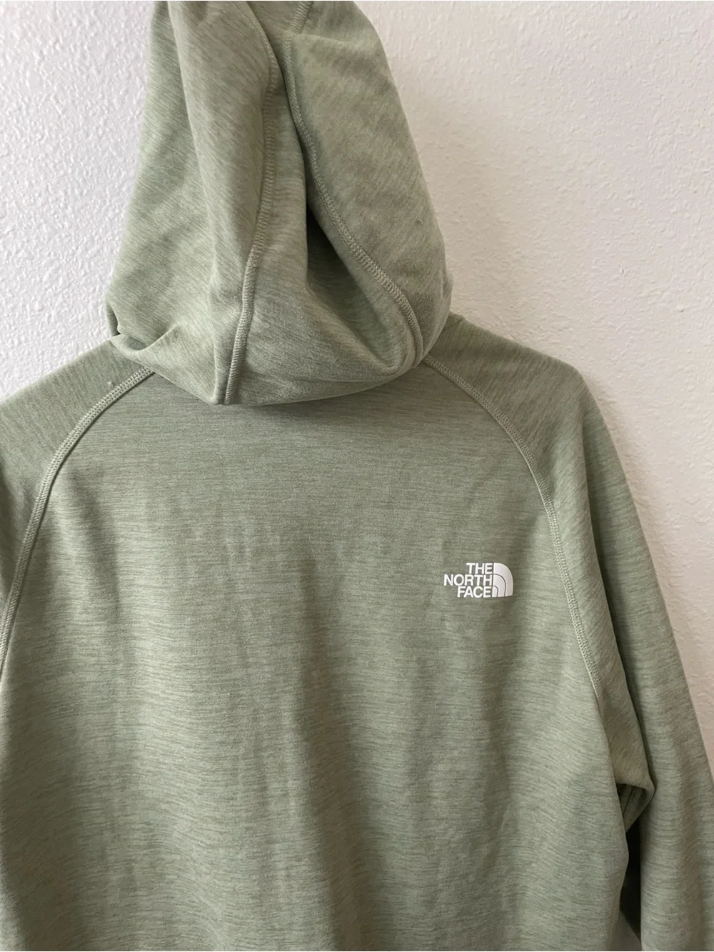 The North Face Sage Green Lightweight Full-Zip Hooded Jacket